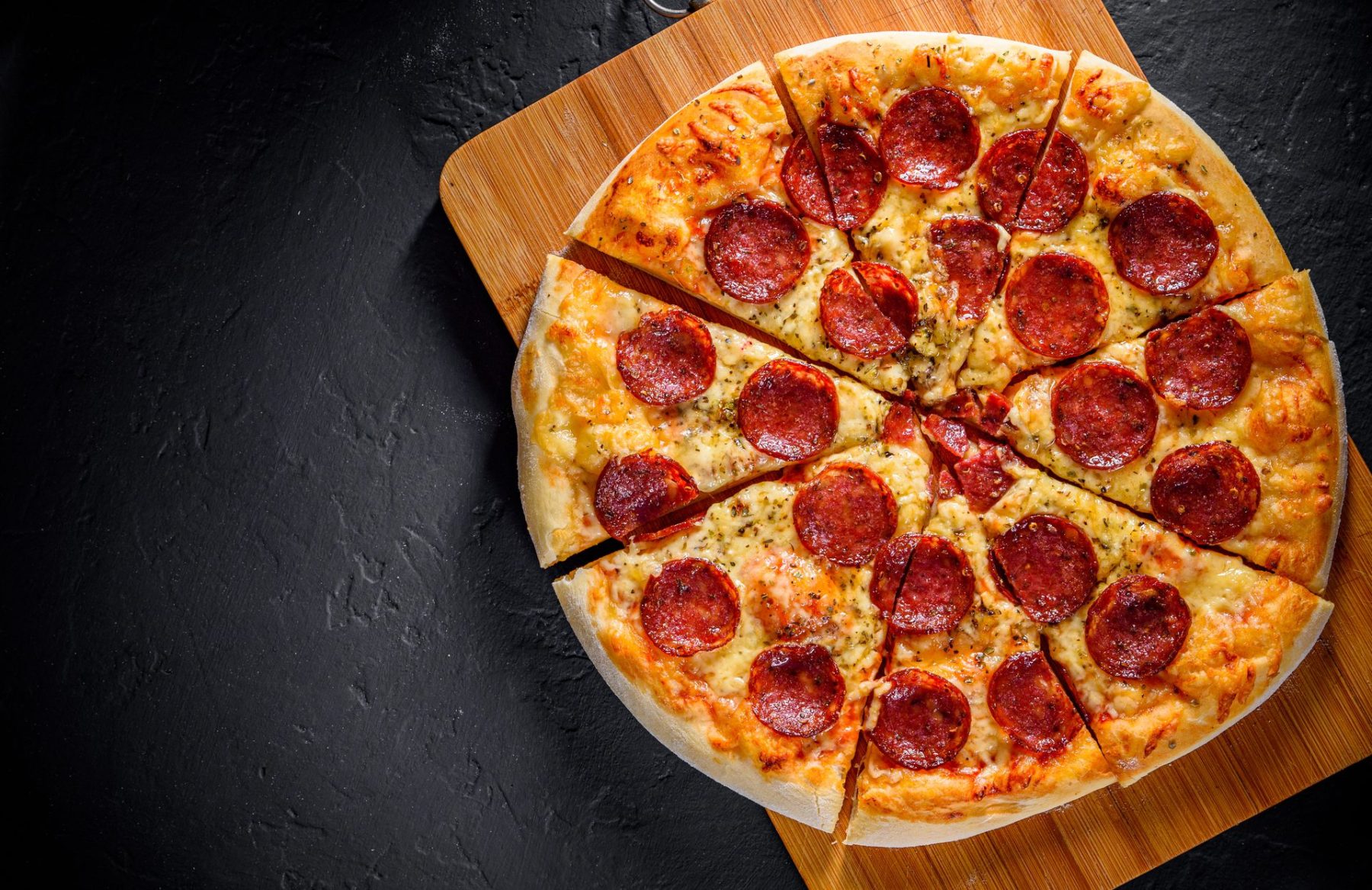 Fresh pizza, made to order